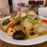 南海飯店 - かたい焼ソバ