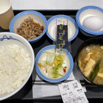松屋 - 定番朝定食ミニ牛皿 ¥360