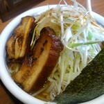 安部製麺所 - 特中華(野菜マシ)￥800-