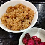 元祖美唄やきとり 福よし - 鶏めし・お新香