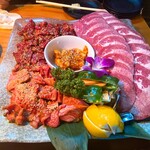 Sumibiyakiniku Hinokuni - 「に」ランチ4人分&ホルモン