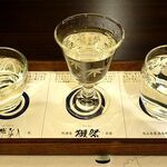 AKAMA布久亭 - 「山口銘酒 利き酒セット」（1,300円）
