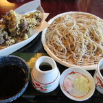 おせいろ(大盛り)＆舞茸の天ぷら