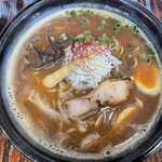 麺 テッペン - 鶏白湯BLACK 大盛