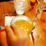 まぜ麺 マホロバ コザ - バヤリースオレンジ