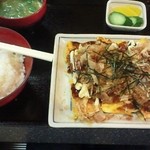 Kame no ko - お好み焼き定食６５０円