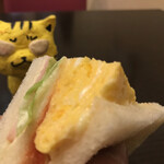 カフェサンドキッチン - 玉子サンド、にゅ～～ん！