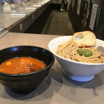 つけ麺 五ノ神製作所 - えびトマトつけ麺　¥950