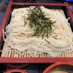 Sukesan Udon - ざるうどんは麺が細麺か太麺か選べたんで細麺を選んでみました。