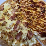 Domino's Pizza - ニューオーリンズBBQチキンとカリフォルニアスタイル チキン＆ベーコンのハーフ&ハーフ　Lサイズ