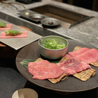 西麻布 焼肉 X - 但馬牛のタン　4種類