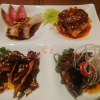 四川料理 龍の子 - 四川前菜4種