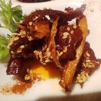 四川料理 龍の子 - 牛肉の乾燥揚げ