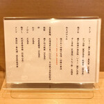 塩そば まえだ - 原材料