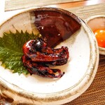 町田 うなぎ流木 - 割きたての肝焼き