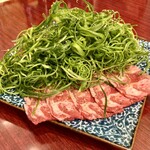 タン・シャリ・焼肉 たんたたん - たっぷりねぎ塩タン 1500円