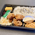 Shim matsu - 信玄鶏もも唐揚げ弁当・ニンニク味（520円）
