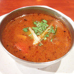 タンドールバル カマルプール - ラッサムスープ(380円)