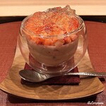 御料理 寺沢 - ｲﾁｺﾞと小豆のﾌﾞﾗﾝﾏﾝｼﾞｪ