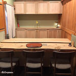 御料理 寺沢 - 全三席のｶｳﾝﾀｰ席