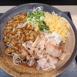 ゆで太郎 16号野田泉店 - ぶっかけなめこそば