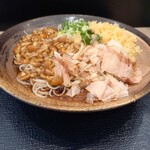 ゆで太郎 16号野田泉店 - ぶっかけなめこそば