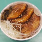 まるきんラーメン - 【テイクアウト】厚切り炙りチャーシューごはん