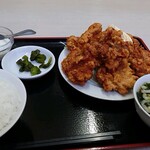 上海料理金蘭 - からあげ定食(800円)