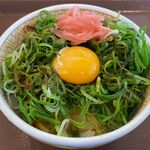 Sukiya - ネギ玉牛丼ミニのアップ
