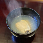 瞬 - 蛤(三重県桑名産)、蛤&鳥貝出汁のお椀