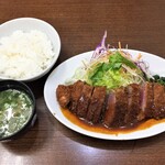 洋食の朝日 - ビーフカツ 男性ご飯