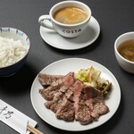 Gyuu Tan Kaiseki Senno - 熟成牛たん定食　３枚６切れ