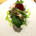 Ristorante fanfare - 肉料理：鹿児島産黒豚とピンツィモーニオ（2021.5）