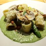 Ristorante fanfare - パスタ1：メッゼマニケ　アオサのジェノヴェーゼ（2021.5）