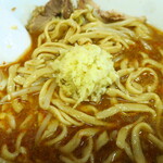 ラーメン二郎 - ここでショウガ混合♪