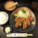 陣屋  - カキフライ定食