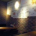 N9Y BUTCHER'S GRILL NEWYORK - 壁にレシピが描かれています