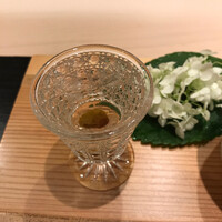 銀座 よし澤 - 小梅の炭酸水