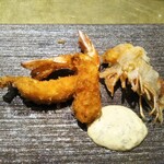 シャテーニュ - 鹿児島産車海老のフリット