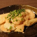 野菜巻き串屋 muco－no ねじけもん - れんこん明太焼き　¥680