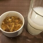 フォルクス - 春雨玉子スープとカルピスソーダ(2021.5.1)