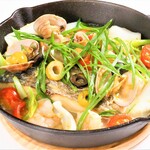 當日鮮魚和海鮮的意式水煮魚GRATO風格