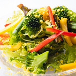 Colorful salad using seasonal Miura vegetables ~Anchovy dressing~