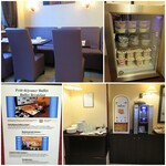 Hotel Pax Opera - 朝食会場/ヨーグルト/メニュー/ドリンク