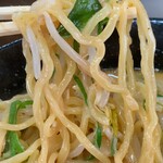 Ramen Yasan Kuruma - 麺　アップ