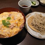 藤乃 - 河内鴨の親子丼ぶりとおそば