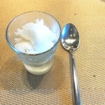 La Brianza - セージとレモンのグラニテ。個人的にこのお口直し好き♡ いわゆる丼でいただきたい位って感じ(笑)