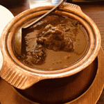 ベンガル - ビーフ角切りダブルカレー(辛口)　¥1,600-(税込)