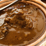 ベンガル - ビーフ角切りダブルカレー(辛口)　¥1,600-(税込)