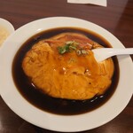 Ryuu En Hommachi Ten - 天津丼（単品）卵スープ付¥600(税込)2021-05-31